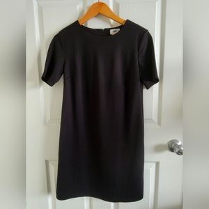 Double knit ponte shift dress relaxed fit XS